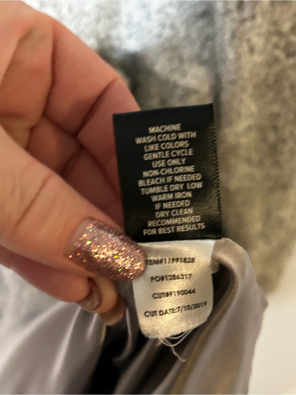 Torrid Grey Brushed Hacci Hooded A-Line Coat 1X - Picture 7 of 7